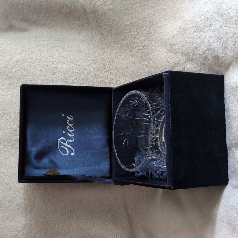Vintage CRYSTAL RICCI New In The Orginal Box Bowl